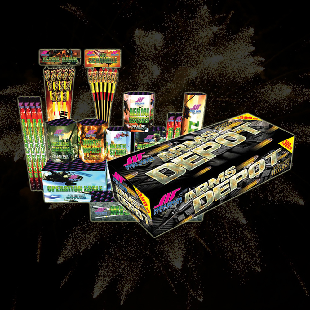 The Fireworks Store - ARMS DEPOT SELECTION BOX