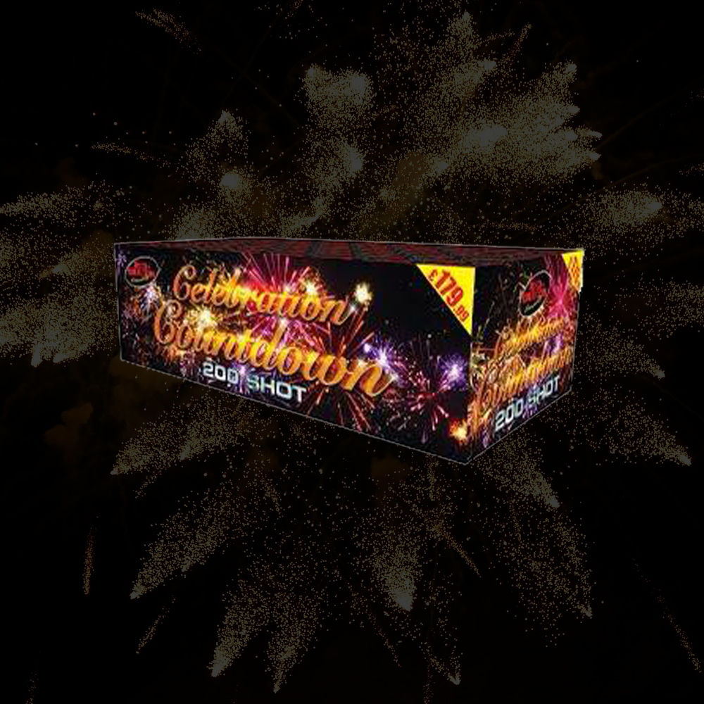 The Fireworks Store - CELEBRATION COUNTDOWN SELECTION BOX