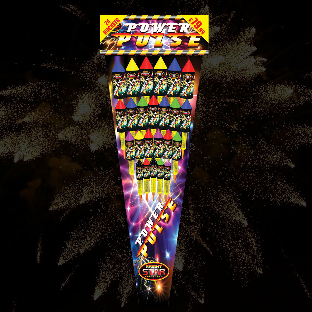 The Fireworks Store - POWER PULSE ROCKETS  1.3G £70.00 with Free UK Delivery