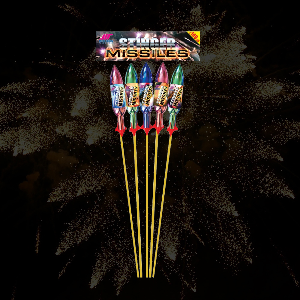 The Fireworks Store - STINGER MISSLES ROCKETS