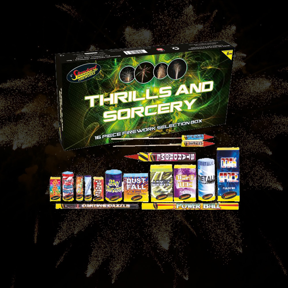 The Fireworks Store - THRILLS AND SORCERY SELECTION BOX
